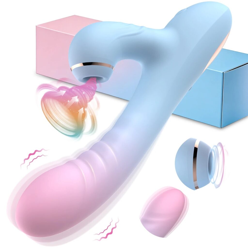 2 in 1 Dildo Vibrator for women