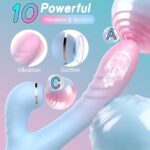2 in 1 Dil*do Vibrator - Premium Suc*king Vacuum Stimulator - Image 3
