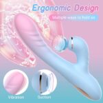 2 in 1 Dil*do Vibrator - Premium Suc*king Vacuum Stimulator - Image 4