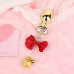 Heart Shape Metal Bell An*al Plug | Premium Ornaments - Image 6