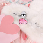 Heart Shape Metal Bell An*al Plug | Premium Ornaments - Image 2
