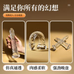 Premium Penis Artificial Dildo | Soft Transparent Adult Toy - Image 3