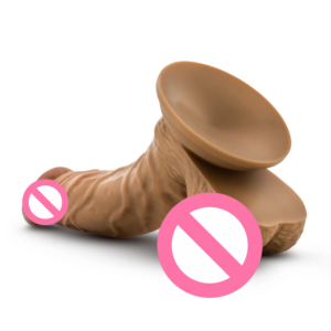 Realistic Brown Liquid Silicone Dildo