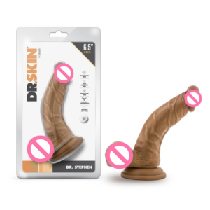 Realistic Brown Liquid Silicone Dildo