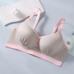Double Buckle Nursing Bra Push-up Breathable Pregnancy Bralette Pure Cotton Convenient Nursing Bralette for Breastfeeding - Image 12