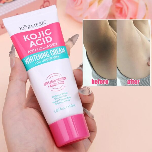 Collagen Underarm Whitening Cream for Dark Skin, Bleaching Underarm Intimate Area Skincare Products