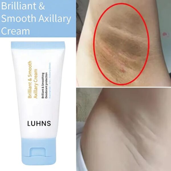 Underarm odor removal and purification whitening cream is suitable for dark skin, brightening, deodorizing, and smoothing