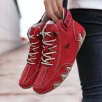 Leather Casual Shoes Sneakers for Men Fashion Outdoor Walking Loafers Shoes - Image 3
