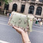 New Fashion Women Floral Printed Mini Chain Bag Shoulder Bag Tote Purse Handbag - Image 4