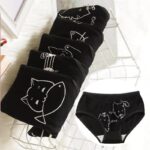 5Pcs/Lot Cartoon Cute Animal Panties for Woman Girl Underwear - Image 3