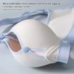 Double Buckle Nursing Bra Push-up Breathable Pregnancy Bralette Pure Cotton Convenient Nursing Bralette for Breastfeeding - Image 4