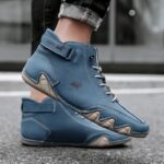 Leather Casual Shoes Sneakers for Men Fashion Outdoor Walking Loafers Shoes