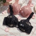 2026 Ultra Thin Mesh Bras Women Underwire Full Cup Size Lace Bra - Image 5