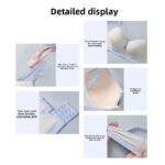 Double Buckle Nursing Bra Push-up Breathable Pregnancy Bralette Pure Cotton Convenient Nursing Bralette for Breastfeeding - Image 5