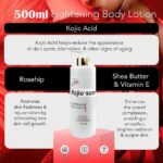 500ml Fast Whitening Cream For Dark skin Kojic Sen Moisturizing Lightening Body Lotion Skin Care for Flawless Even Skin Tone - Image 5