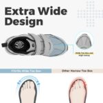 Men'S Athletic Shoes Wide Width With Adjustable Straps Low-Top Non-Slip Lightweight - Image 5