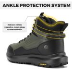FitVille Men's Wide Hiking Boots Water Resistant High-top Trekking Shoes for Men Non-Slip Outdoor Tactical Combat Military Boot - Image 5