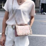 New Fashion Women Floral Printed Mini Chain Bag Shoulder Bag Tote Purse Handbag - Image 6