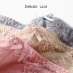 7Pcs Cotton Women's underwear lace transparent panties comfortable antibacterial plus - Image 5