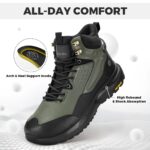 FitVille Men's Wide Hiking Boots Water Resistant High-top Trekking Shoes for Men Non-Slip Outdoor Tactical Combat Military Boot - Image 6