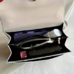 Chic Mini Plaid Tweed Crossbody Bag with Adjustable Strap, Fashionable Buckle Closure - Image 6