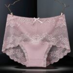 7Pcs Cotton Women's underwear lace transparent panties comfortable antibacterial plus - Image 6