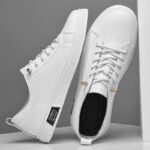 Casual Shoes, Cowhide Sports Shoes, Flat Shoes, Classic Men's Casual Shoes, Spring and Autumn New Styles, Trendy Casual Shoes - Image 6