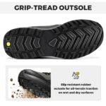 FitVille Men's Wide Hiking Boots Water Resistant High-top Trekking Shoes for Men Non-Slip Outdoor Tactical Combat Military Boot - Image 7