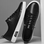 Casual Shoes, Cowhide Sports Shoes, Flat Shoes, Classic Men's Casual Shoes, Spring and Autumn New Styles, Trendy Casual Shoes - Image 7