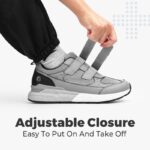 Men'S Athletic Shoes Wide Width With Adjustable Straps Low-Top Non-Slip Lightweight - Image 8
