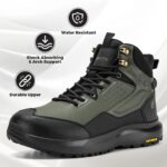 FitVille Men's Wide Hiking Boots Water Resistant High-top Trekking Shoes for Men Non-Slip Outdoor Tactical Combat Military Boot - Image 8