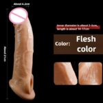 Pe*nis Con*dom De**lay Silicone 21cm Realistic Pe*nis Sleeve - Image 9