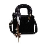Luxury Designer Scarves PU Leather Plaid Quilted Women's Handbag Elegant Crossbody - Image 9