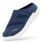 FitVille Men's Half Slippers Diabetic Shoes Extra Wide Adjustable Lightweight Casual Shoe For Swollen Feet Plantar Fasciitis - Image 10