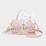 Butterfly Embroidery Small Square Bag Large Capacity