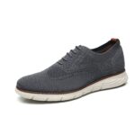 BHKH Male Sneakers Summer Knitted Mesh Casual Shoes Lightweight Casual Shoes Breathable Walking Footwear Shoes For Men