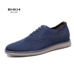 BHKH Male Sneakers Summer Knitted Mesh Casual Shoes Lightweight Casual Shoes Breathable Walking Footwear Shoes For Men - Image 4